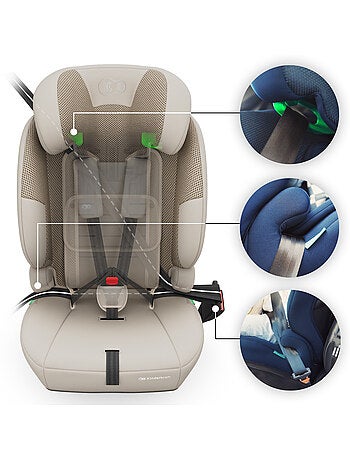 Siège auto i-Size 3-en-1 Kinderkraft COMFORT UP 2 PLUS 76-150 cm R129, protection latérale SPS+