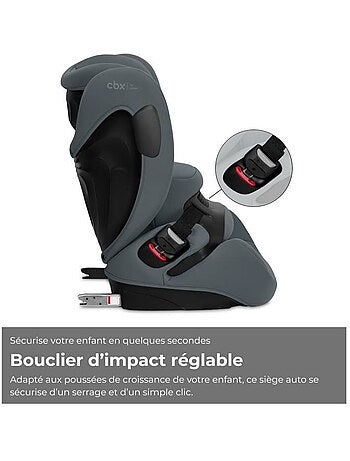 Siège auto i-size 76-150 cm groupe 1/2/3 à bouclier inclinable - pallas b3 - cbx by cybex