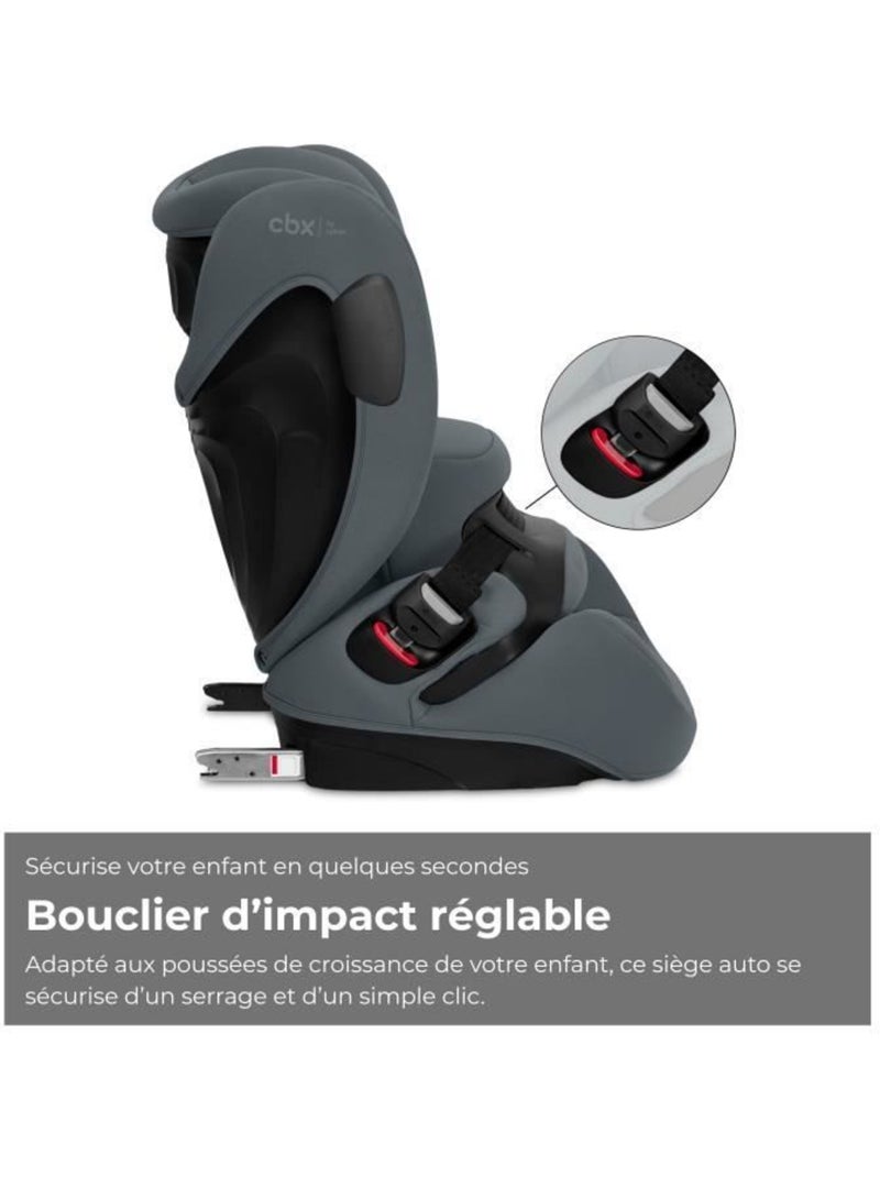 Siège auto i-size 76-150 cm groupe 1/2/3 à bouclier inclinable - pallas b3 - cbx by cybex Gris foncé - Kiabi
