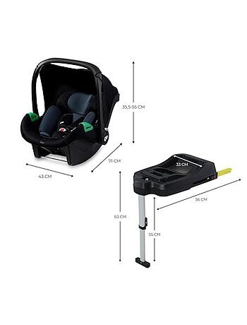 Siège auto i size avec la base modèle pratique et confortable
