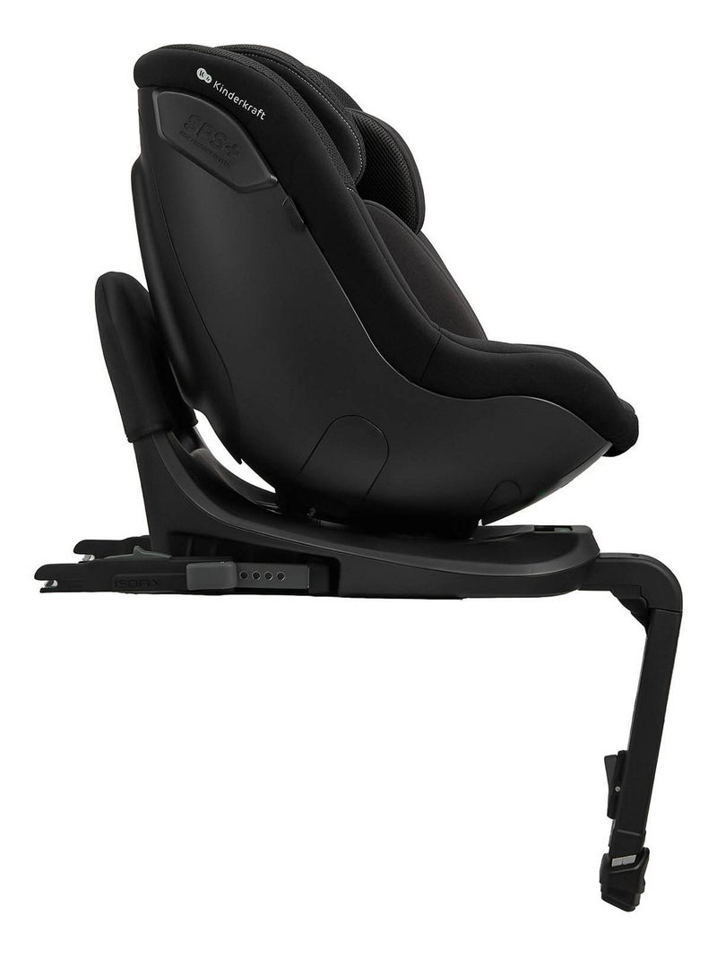Siège auto i-size avec rotation 360°, sécurité renforcée nouveau tissu Noir - Kiabi
