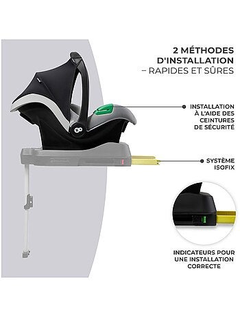 Siège auto i-size naissance avec protections renforcées