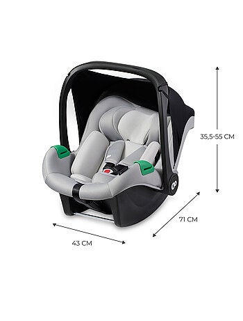 Siège auto i-size naissance avec protections renforcées