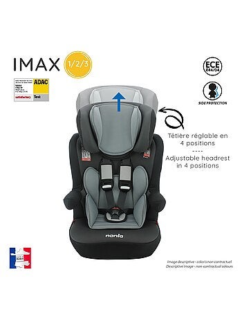 Siège Auto Isofix Imax Groupe 1/2/3 (9-36kg) - Nania Luxe Bleu à Prix  Carrefour