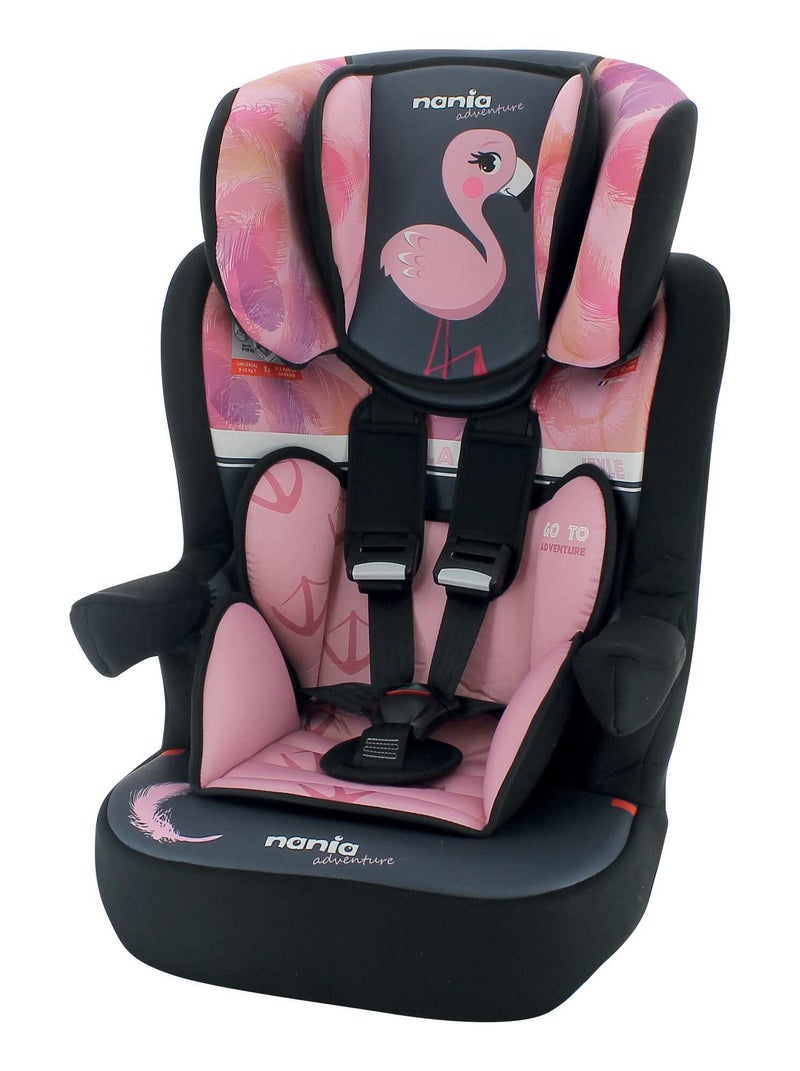 Siège Auto Imax Groupe 1/2/3 (9-36kg)  Adventure Flamingo Rose - Kiabi