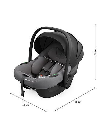Siège auto isofix bébé rotatif 90° léger avec protection latérale
