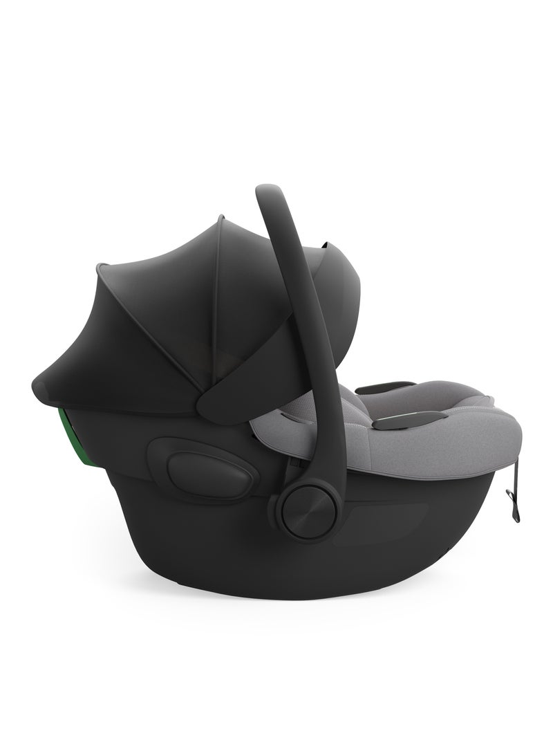 Siège auto isofix bébé rotatif 90° léger avec protection latérale Gris - Kiabi