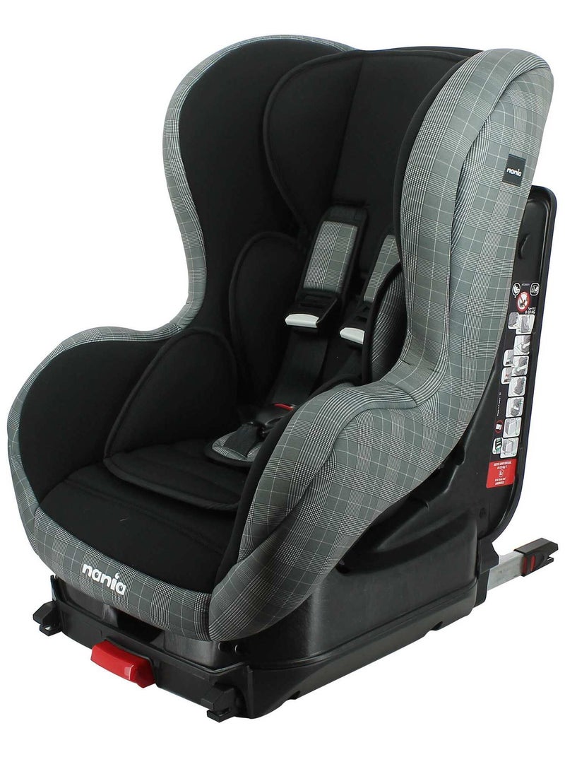 Siège Auto Isofix Cosmo Groupe 0/1 (0-18kg) - Nania London Gris - Kiabi
