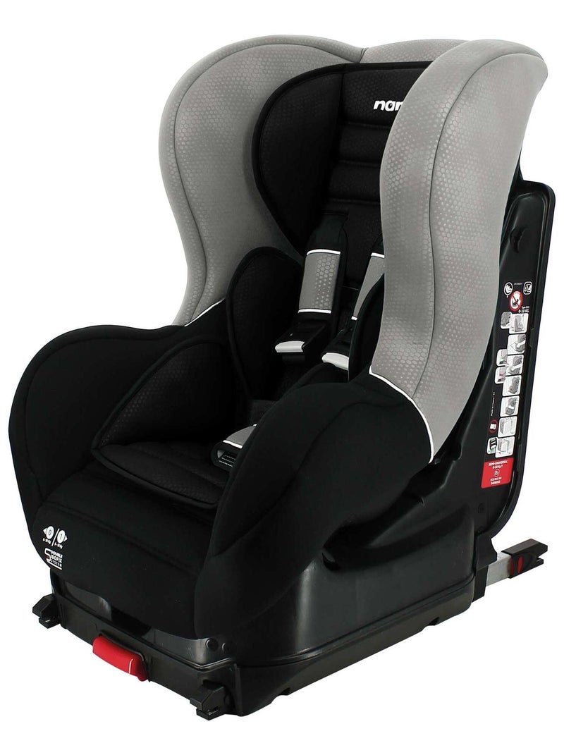 Siège Auto Isofix Cosmo Groupe 0/1 (0-18kg) - Nania Luxe Gris gris anthracite - Kiabi