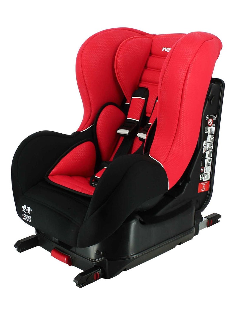 Siège Auto Isofix Cosmo Groupe 0/1 (0-18kg) - Nania Luxe Rouge Rouge - Kiabi