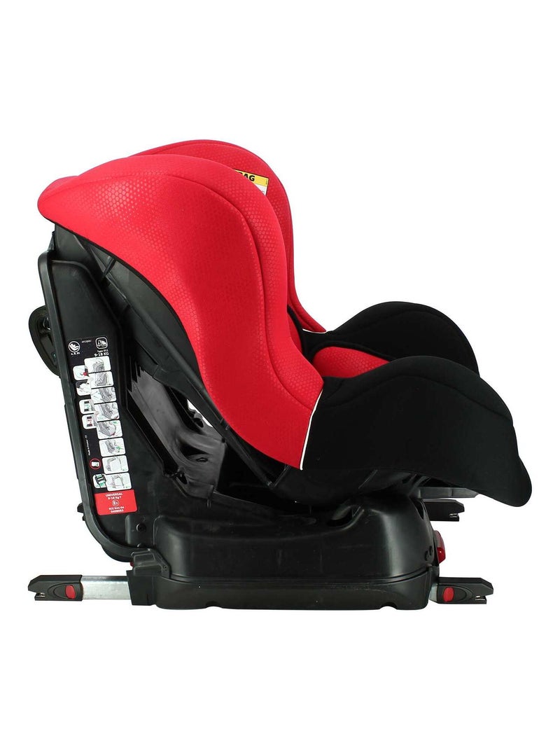 Siège Auto Isofix Cosmo Groupe 0/1 (0-18kg) - Nania Luxe Rouge Rouge - Kiabi