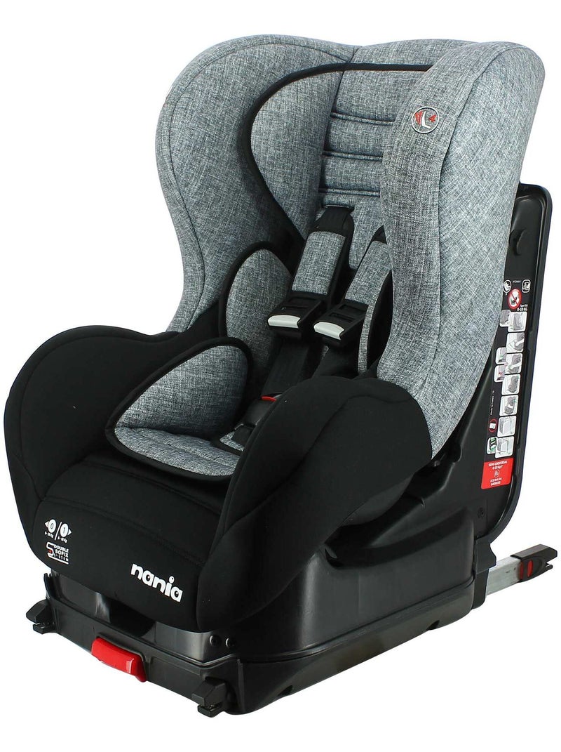Siège Auto Isofix Cosmo Groupe 0/1 (0-18kg) - Nania Silver Gris chiné - Kiabi