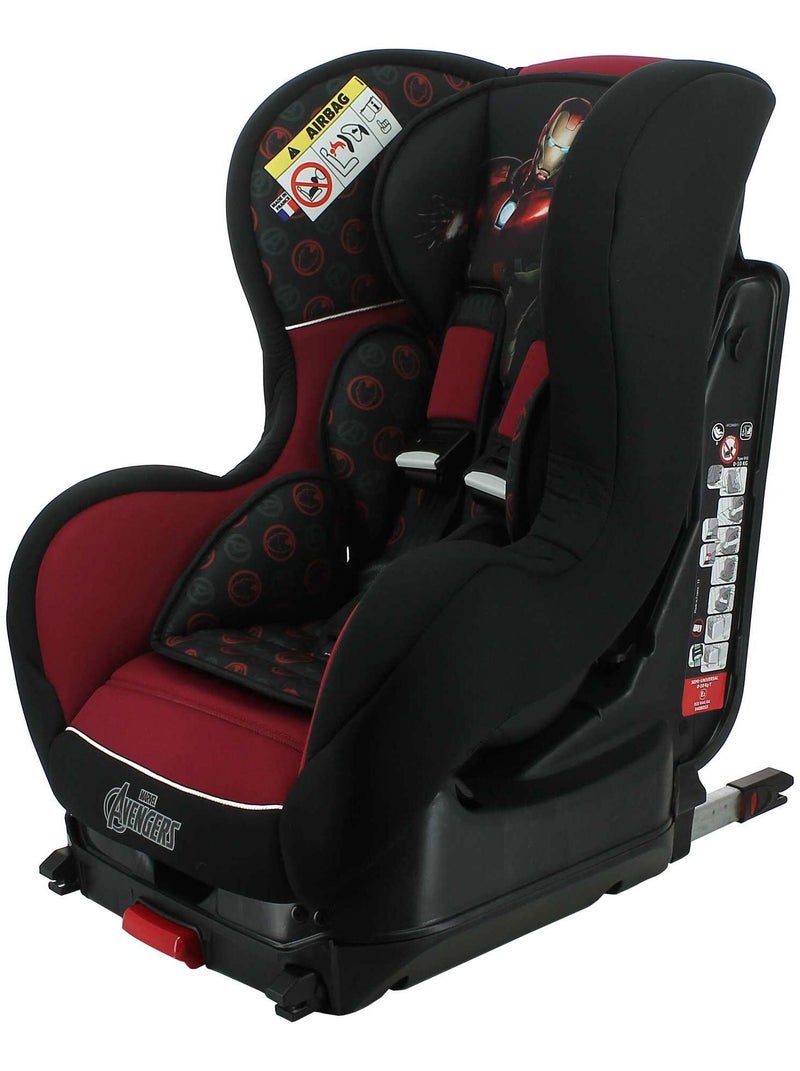 Siège Auto Isofix Cosmo Groupe 0/1 (0-18kg)  Iron Man Noir - Kiabi