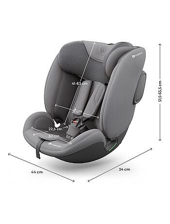 Siège auto isofix enfant avec protection latérale et appuie-tête