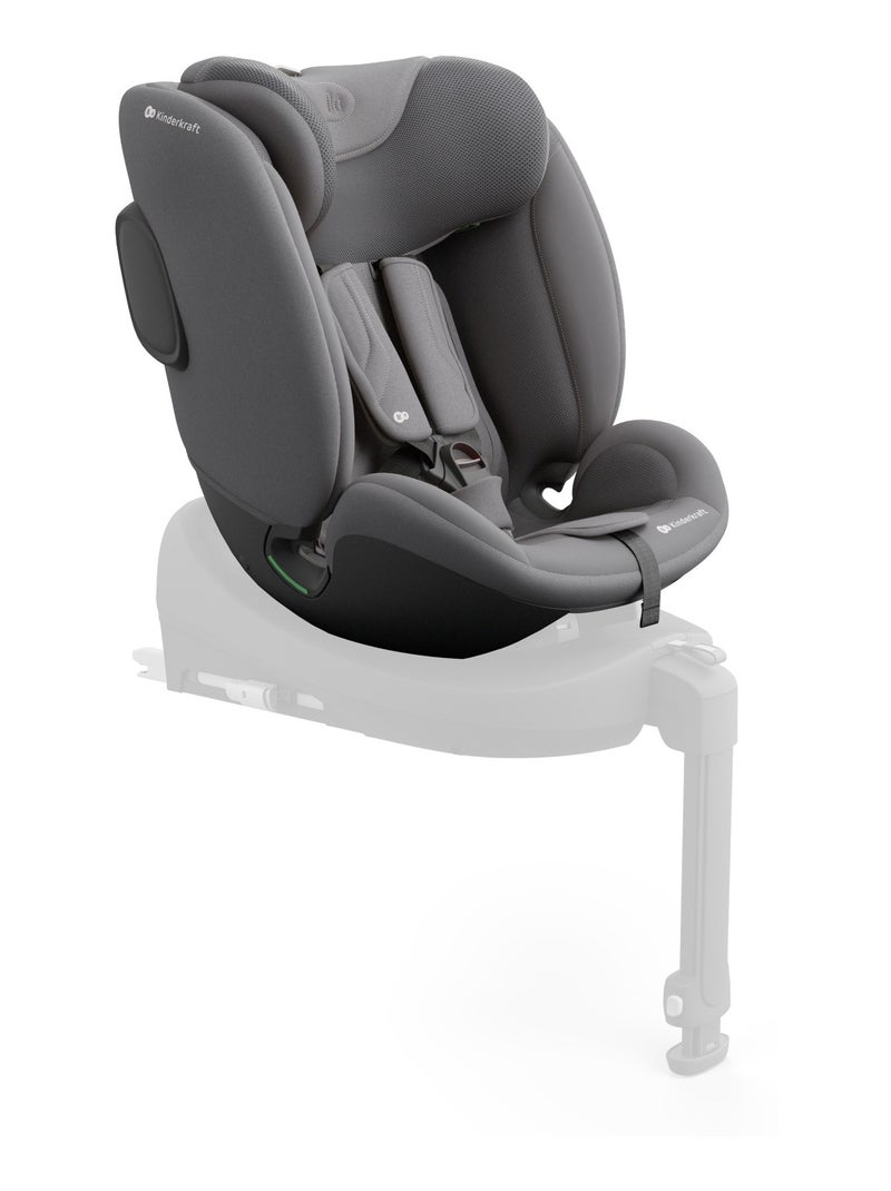 Siège auto isofix enfant avec protection latérale et appuie-tête Gris - Kiabi