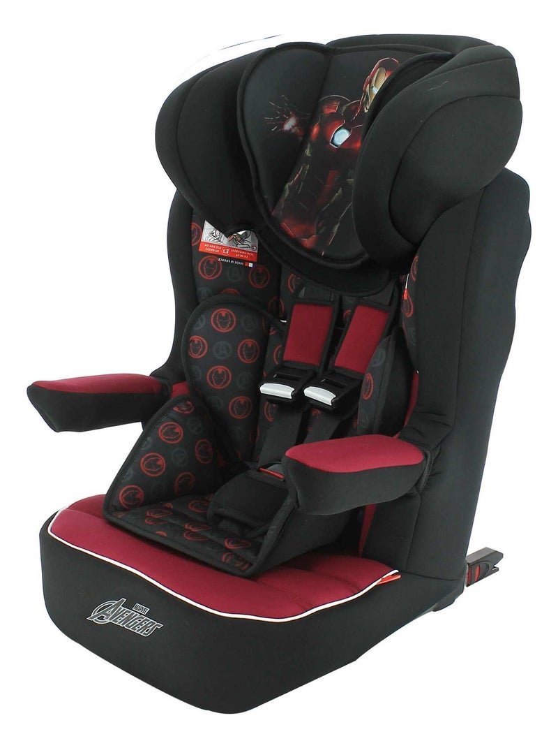 Siège Auto Isofix Imax Groupe 1/2/3 (9-36kg) - Iron Man Noir - Kiabi