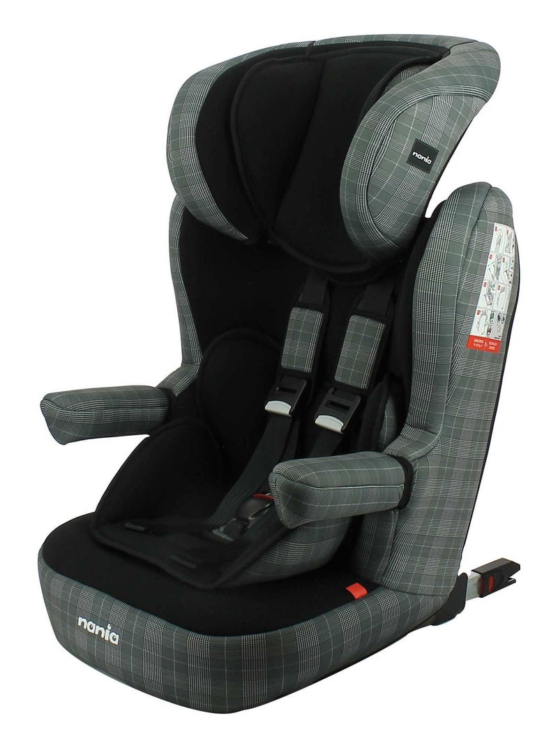 Siège Auto Isofix Imax Groupe 1/2/3 (9-36kg)- Nania London Gris foncé - Kiabi