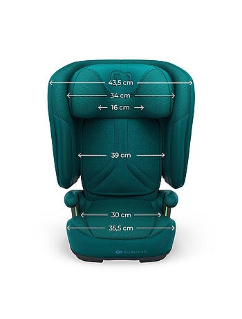 Siège auto isofix pliable avec protection sps et h-guard