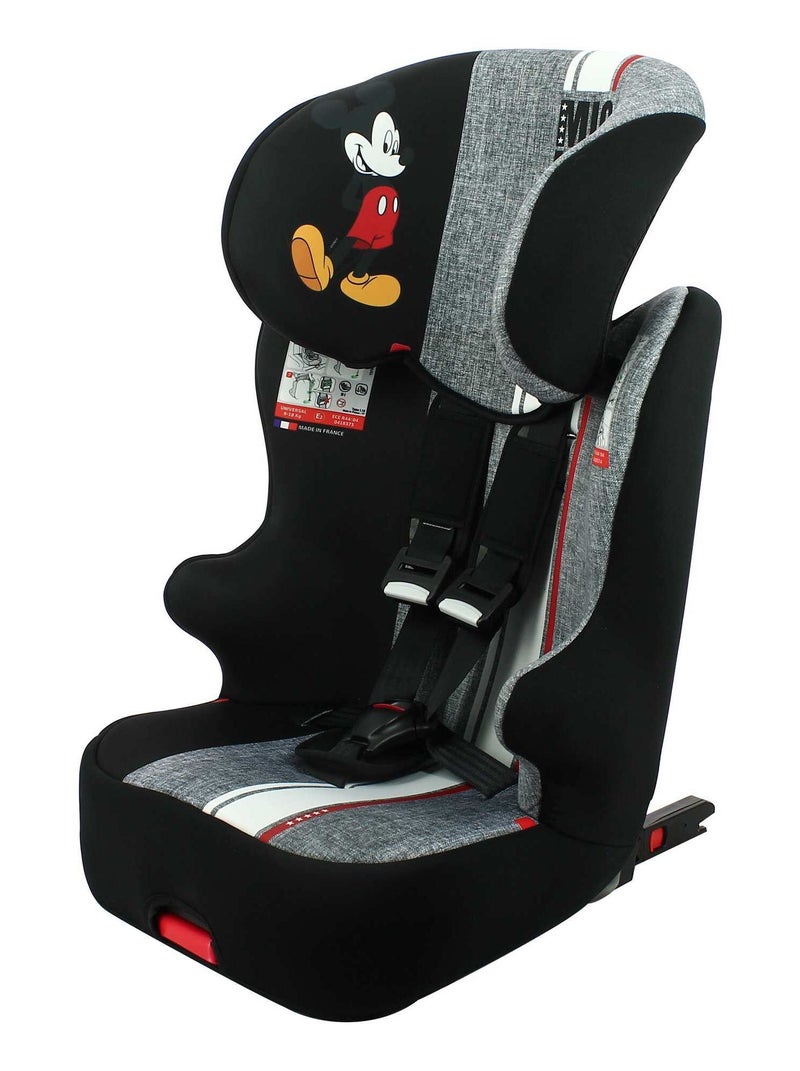 Siège Auto Isofix Racer Groupe 1/2/3 (9-36kg) - Disney First Mickey Noir - Kiabi
