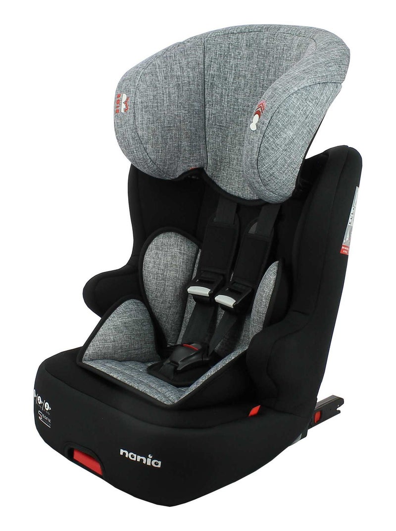 Siège Auto Isofix Racer Groupe 1/2/3 (9-36kg)  - Nania Silver Gris - Kiabi