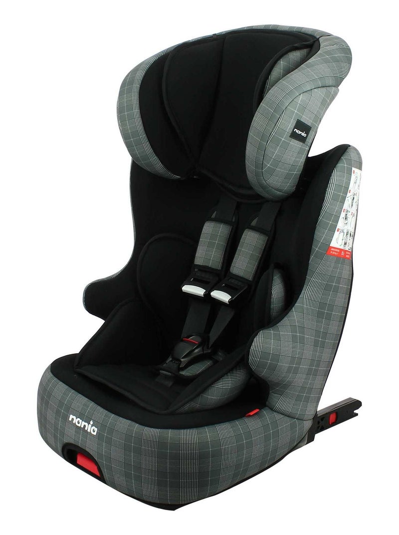 Siège Auto Isofix Racer Groupe 1/2/3 (9-36kg)  Nania London Gris Gris - Kiabi
