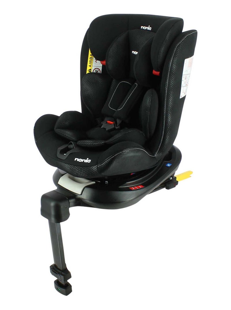 Siège Auto Isofix Ranger Pivotant 360° Groupe 0/1/2/3 (0-36kg) - Nania Noir - Kiabi