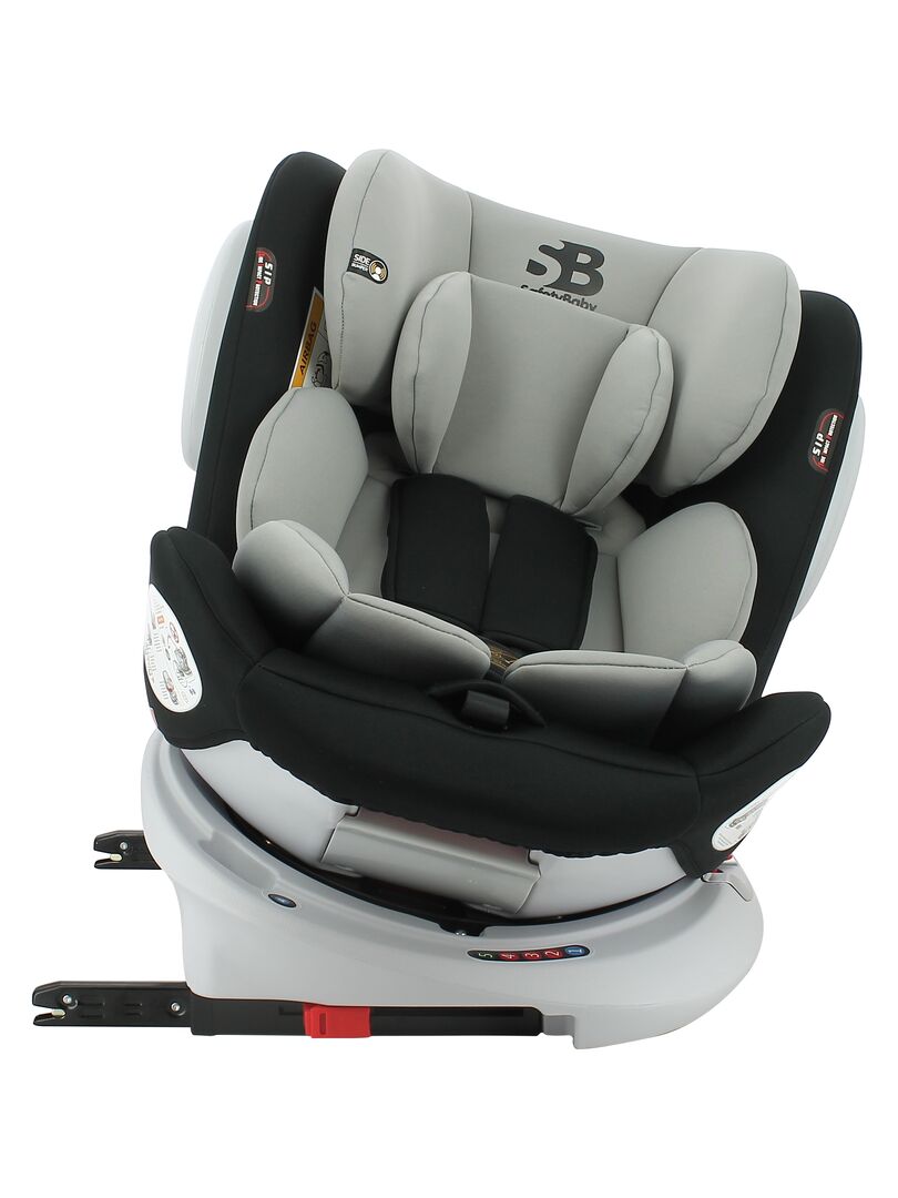 Siège Auto Isofix Seaty 360° Groupe 0+/1/2/3 (0-36 Kg) – Safety Baby Noir - Kiabi