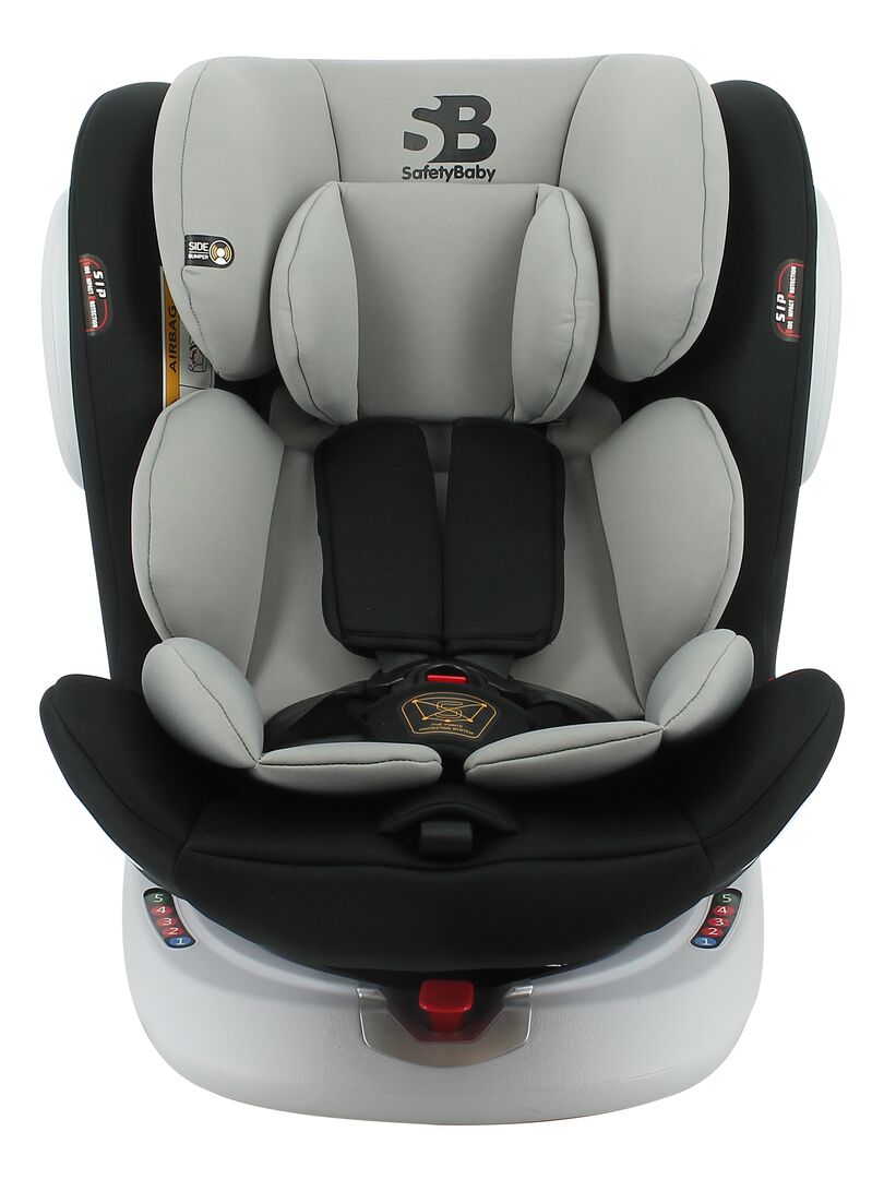 Siège Auto Isofix Seaty 360° Groupe 0+/1/2/3 (0-36 Kg) – Safety Baby Noir - Kiabi