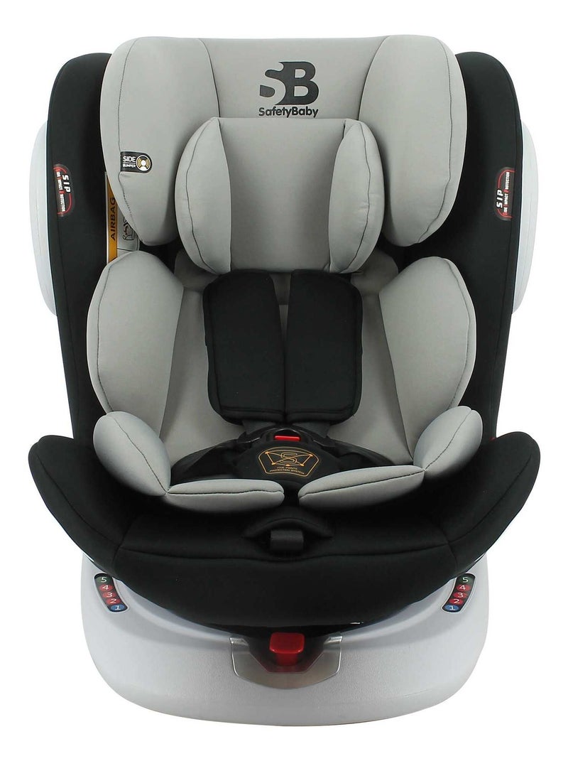 Siège Auto Isofix Seaty 360° Groupe 0+/1/2/3 (0-36 Kg) – Safety Baby Noir - Kiabi