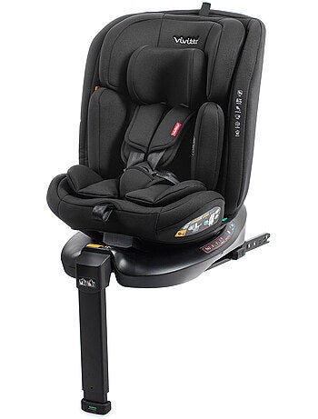 Siège auto Jade IFix avec Support Leg 40-150 cm Vivitta INTENSE BLACK