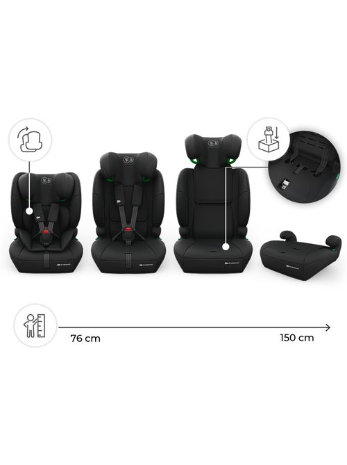 Siège auto Kinderkraft COMFORT UP 2 PLUS i-Size 76-150 cm harnais 5 points + organisateur voiture - Kiabi Siège auto Kinderkraft COMFORT UP 2 PLUS i-Size 76-150 cm harnais 5 points + organisateur voiture - Kiabi