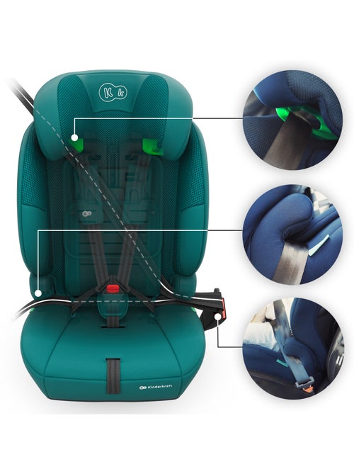 Siège auto Kinderkraft COMFORT UP 2 PLUS i-Size 76-150 cm protection latérale + organisateur voiture - Kiabi Siège auto Kinderkraft COMFORT UP 2 PLUS i-Size 76-150 cm protection latérale + organisateur voiture - Kiabi