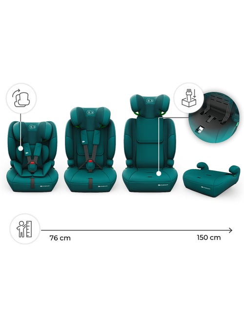 Siège auto Kinderkraft COMFORT UP 2 PLUS i-Size 76-150 cm protection latérale + organisateur voiture - Kiabi Siège auto Kinderkraft COMFORT UP 2 PLUS i-Size 76-150 cm protection latérale + organisateur voiture - Kiabi