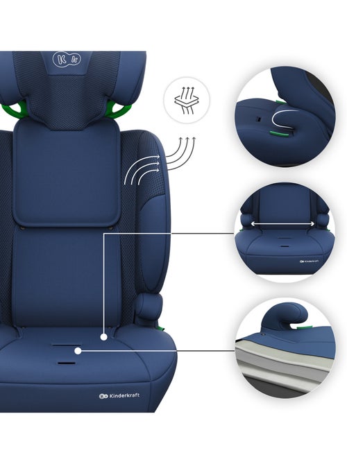 Siège auto Kinderkraft COMFORT UP 2 PLUS i-Size 76-150 cm sans ISOFIX + organisateur voiture - Kiabi Siège auto Kinderkraft COMFORT UP 2 PLUS i-Size 76-150 cm sans ISOFIX + organisateur voiture - Kiabi