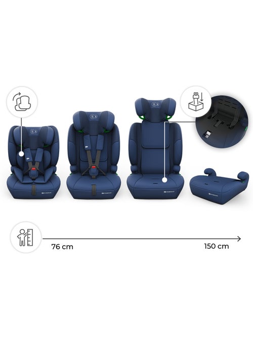 Siège auto Kinderkraft COMFORT UP 2 PLUS i-Size 76-150 cm sans ISOFIX + organisateur voiture - Kiabi Siège auto Kinderkraft COMFORT UP 2 PLUS i-Size 76-150 cm sans ISOFIX + organisateur voiture - Kiabi