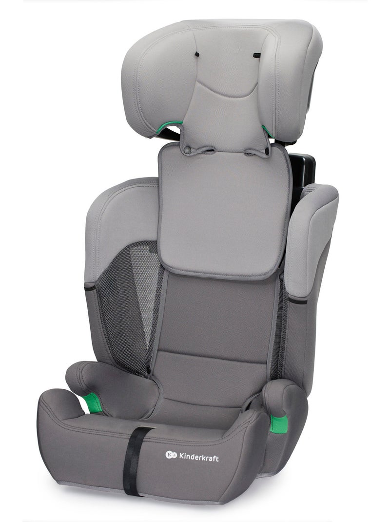Siège auto Kinderkraft COMFORT UP i-Size 76-150 cm évolutif enfant + organisateur Gris - Kiabi
