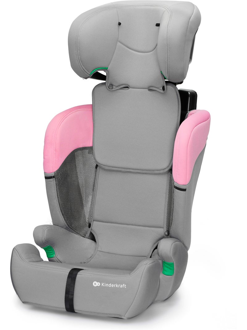 Siège auto Kinderkraft COMFORT UP i-Size 76-150 cm R129 harnais 5 points + organisateur Rose - Kiabi