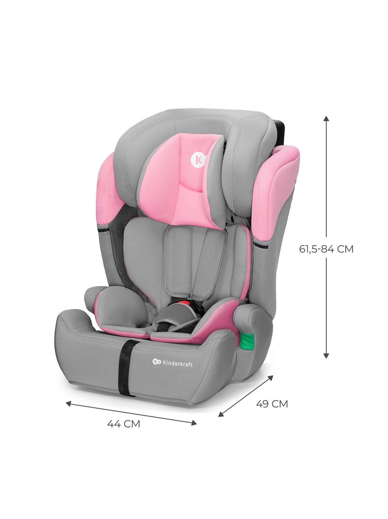 Siège auto Kinderkraft COMFORT UP i-Size 76-150 cm R129 harnais 5 points Rose - Kiabi