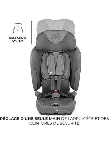 Siège auto Kinderkraft FIX2GO I-SIZE 76-150 cm pliable transport + organisateur voiture