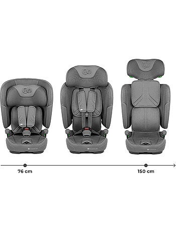 Siège auto Kinderkraft FIX2GO I-SIZE 76-150 cm pliable transport + organisateur voiture