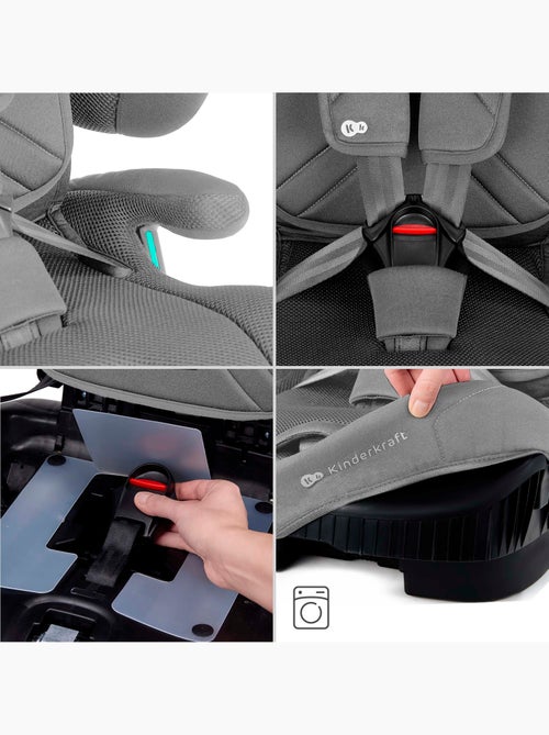Siège auto Kinderkraft FIX2GO I-SIZE 76-150 cm inclinable 5 positions + organisateur voiture - Kiabi