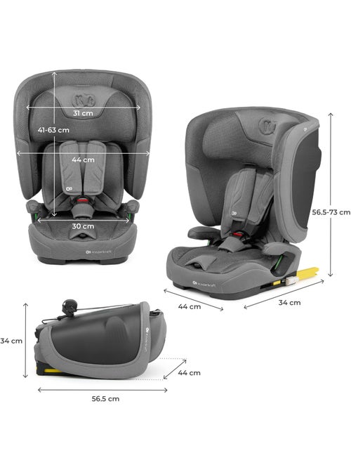 Siège auto Kinderkraft FIX2GO I-SIZE 76-150 cm inclinable 5 positions + organisateur voiture - Kiabi