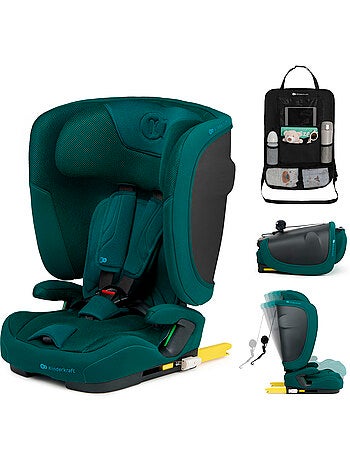 Siège auto Kinderkraft FIX2GO I-SIZE 76-150 cm pliable transport + organisateur voiture