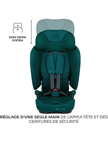 Siège auto Kinderkraft FIX2GO I-SIZE 76-150 cm pliable transport + organisateur voiture