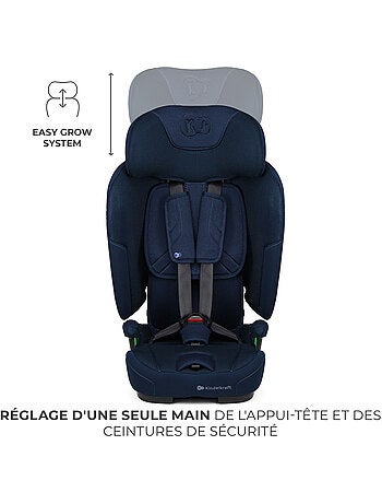 Siège auto Kinderkraft FIX2GO I-SIZE 76-150 cm pliable transport + organisateur voiture