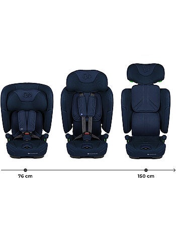 Siège auto Kinderkraft FIX2GO I-SIZE 76-150 cm pliable transport + organisateur voiture