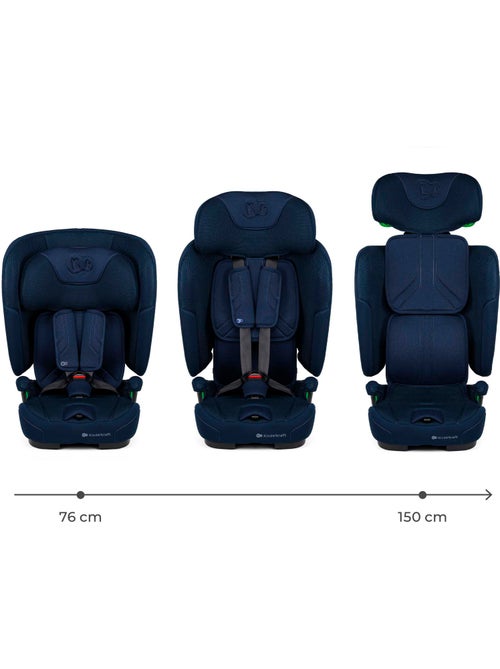 Siège auto Kinderkraft FIX2GO I-SIZE 76-150 cm pliable transport + organisateur voiture - Kiabi