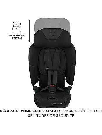 Siège auto Kinderkraft FIX2GO I-SIZE 76-150 cm pliable transport + organisateur voiture