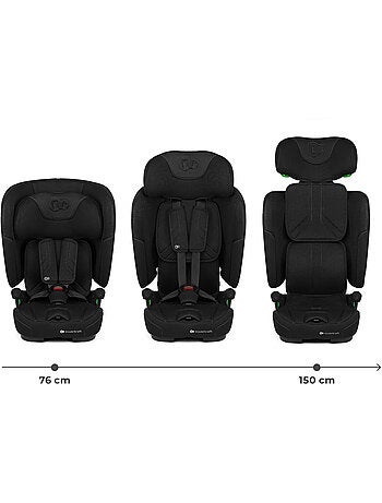 Siège auto Kinderkraft FIX2GO I-SIZE 76-150 cm pliable transport + organisateur voiture