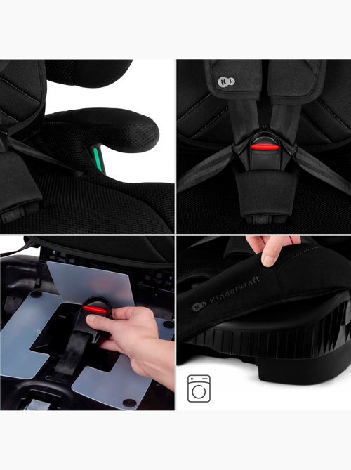 Siège auto Kinderkraft FIX2GO I-SIZE 76-150 cm R129 ISOFIX Top Tether + organisateur voiture - Kiabi